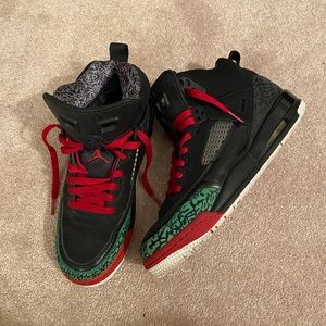 Nike Air Jordan Spizike OG black varsity red classic green